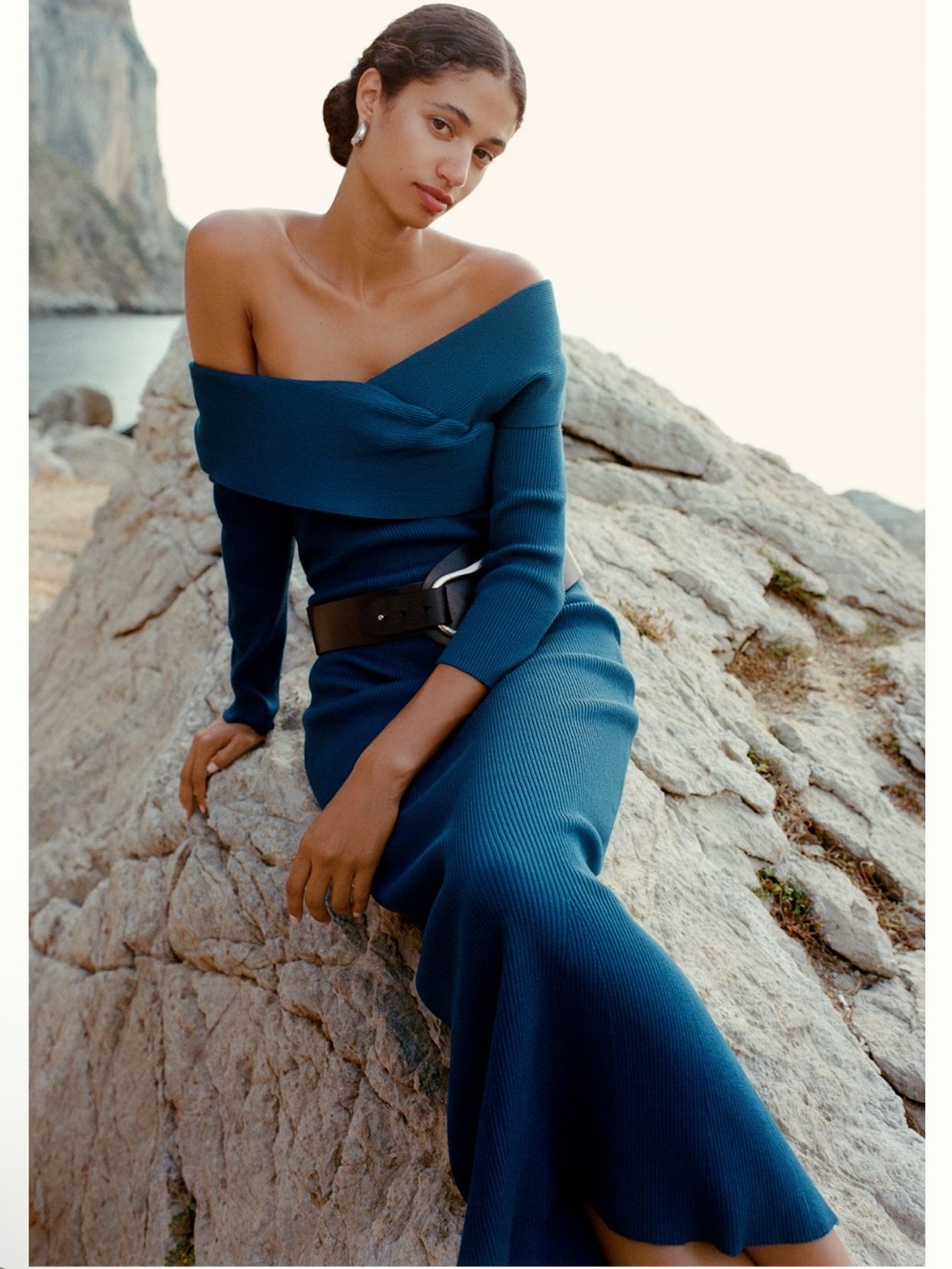 Nwt Maeve off the shoulder slim sweater dress